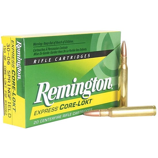 REM 27826 30-06 150GR PSP                20/10 - Ammunition